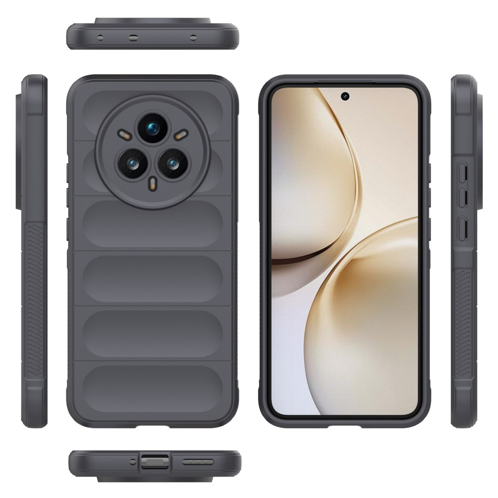 Rugg odolný gelový obal na Realme 14 Pro+ 5G - tmavěšedý