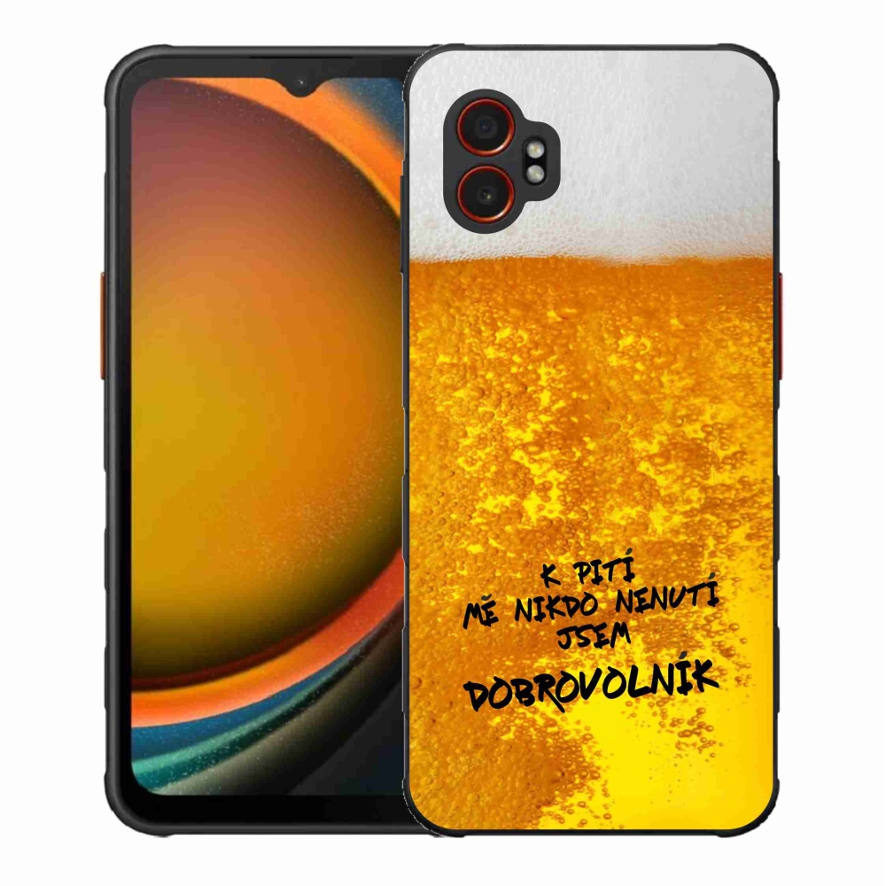 Gelový kryt mmCase na Samsung Galaxy Xcover 7 Pro - pivní motiv 4