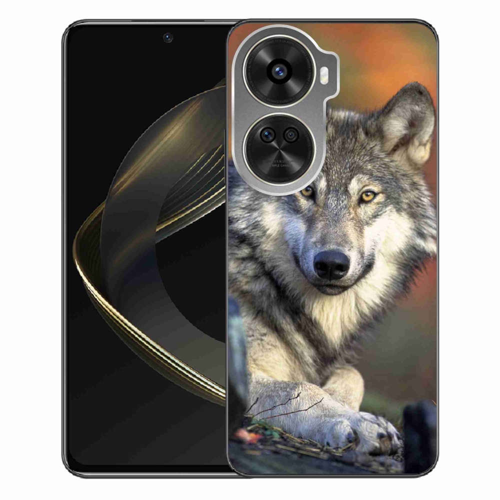 Gelový obal mmCase na Huawei Nova 12 SE - vlk