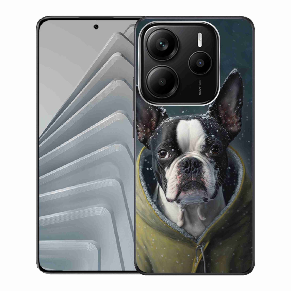 Gelový kryt mmCase na Xiaomi Redmi Note 14 5G - buldoček