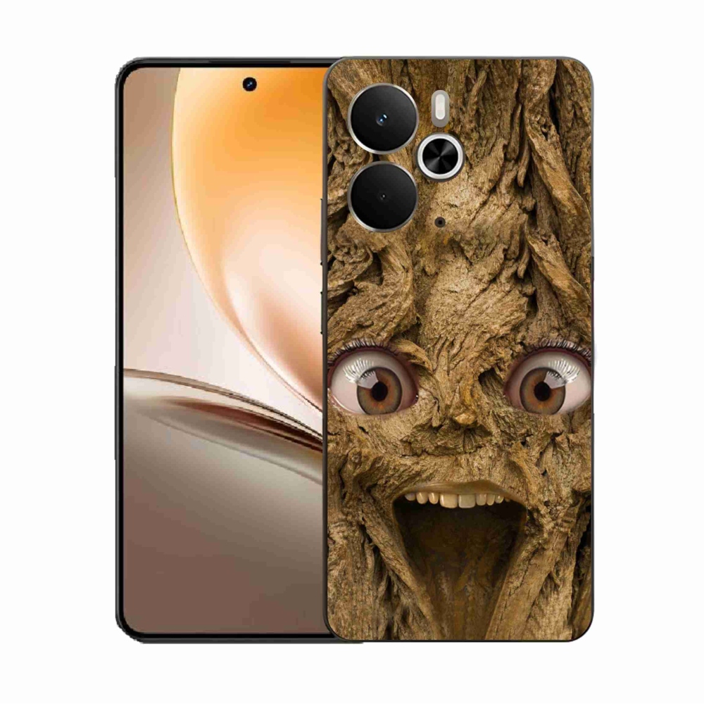 Gelový kryt mmCase na Realme 14 5G - veselý strom s očima