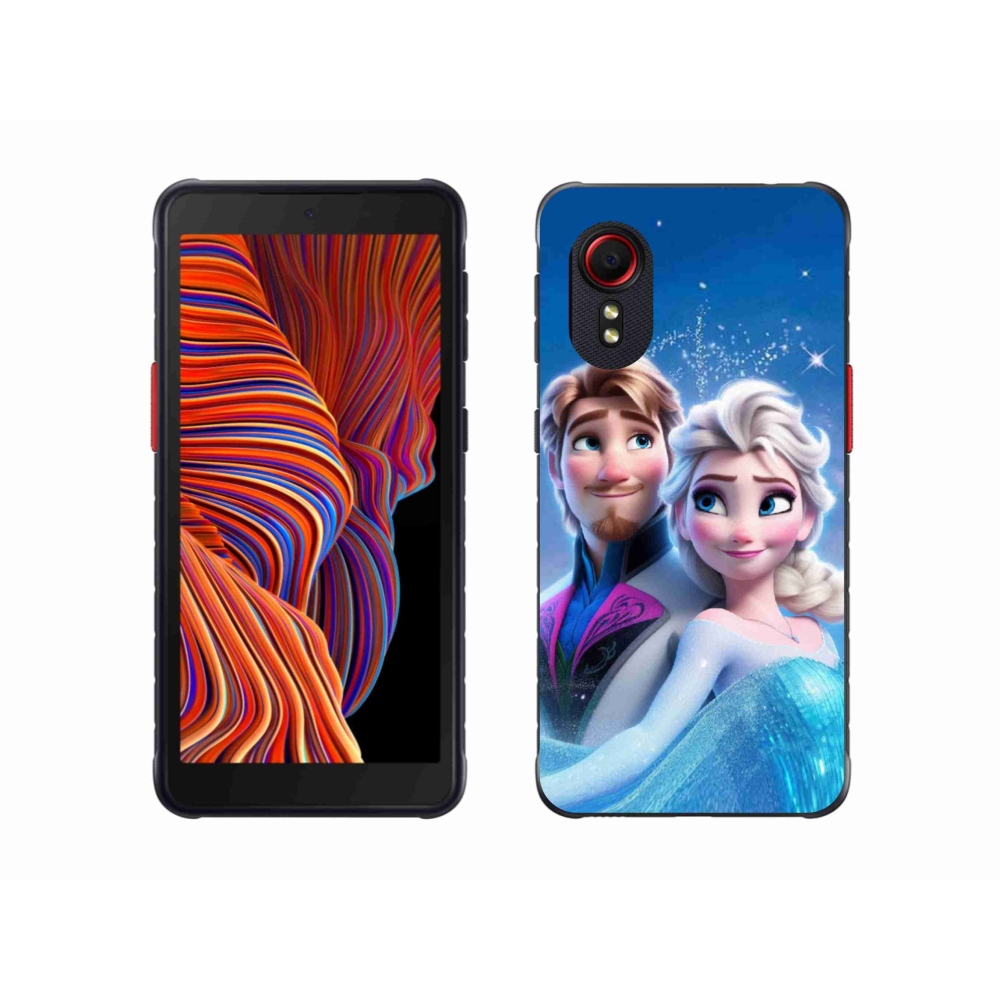 Gelový kryt mmCase na Samsung Galaxy Xcover 5 - ledové království 1