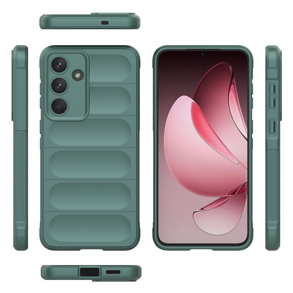 Rugg odolný gelový obal na Samsung Galaxy S25 FE - zelený