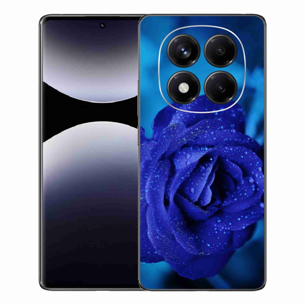 Gelový kryt mmCase na Xiaomi Redmi Note 14 Pro - modrá růže
