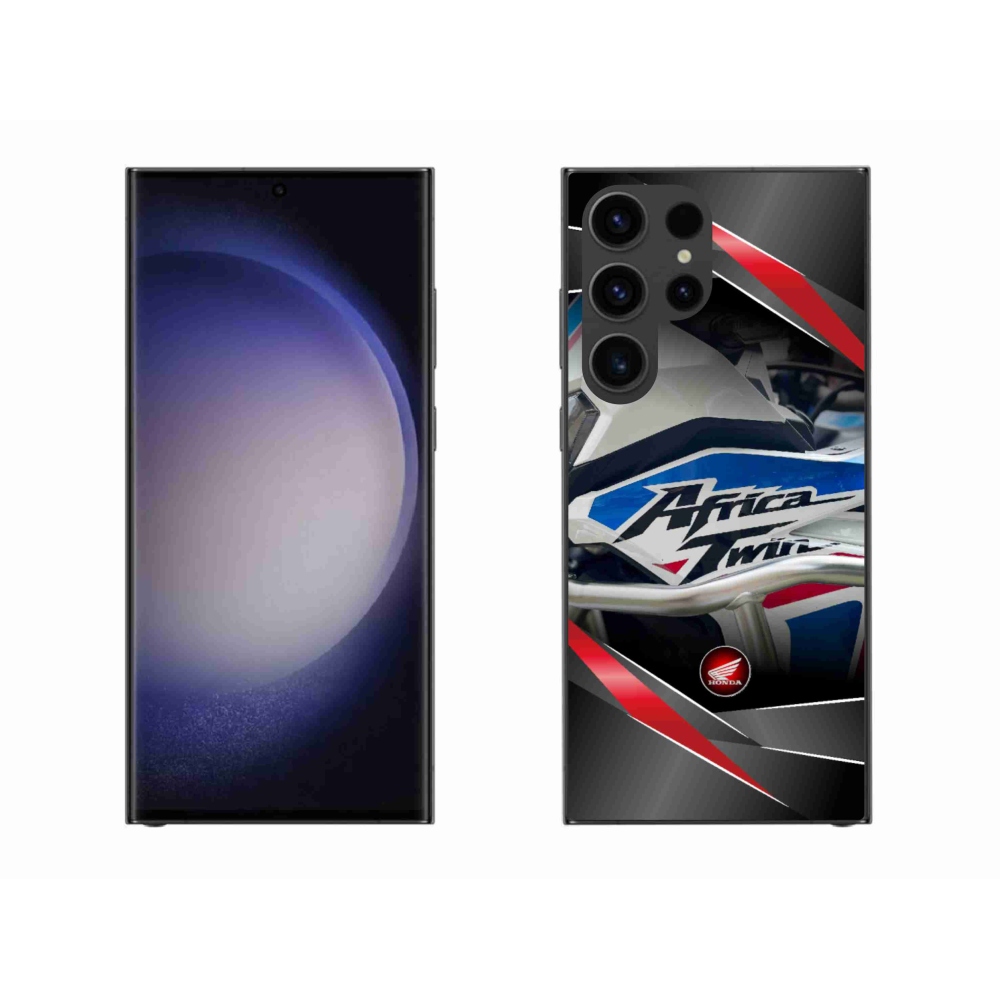 Gelový kryt mmCase na Samsung Galaxy S23 Ultra 5G - motorka honda