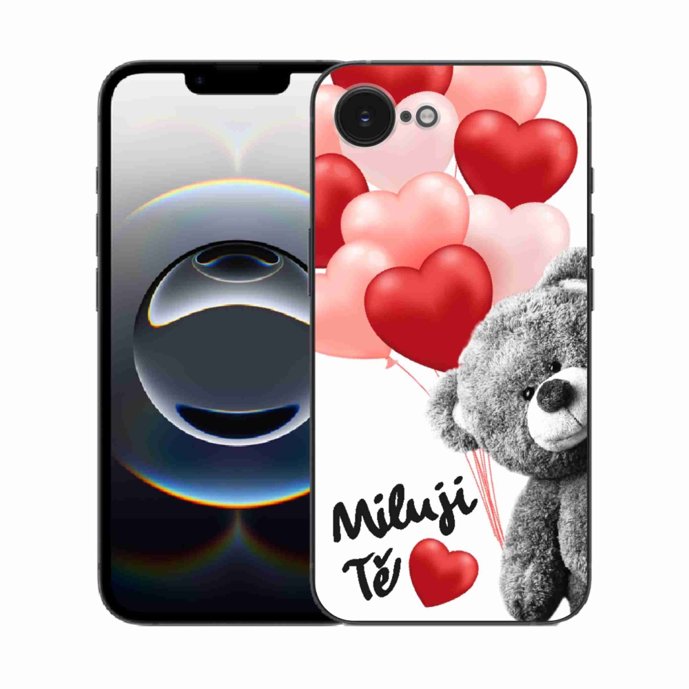 Gelový kryt mmCase na iPhone 16e - miluji Tě