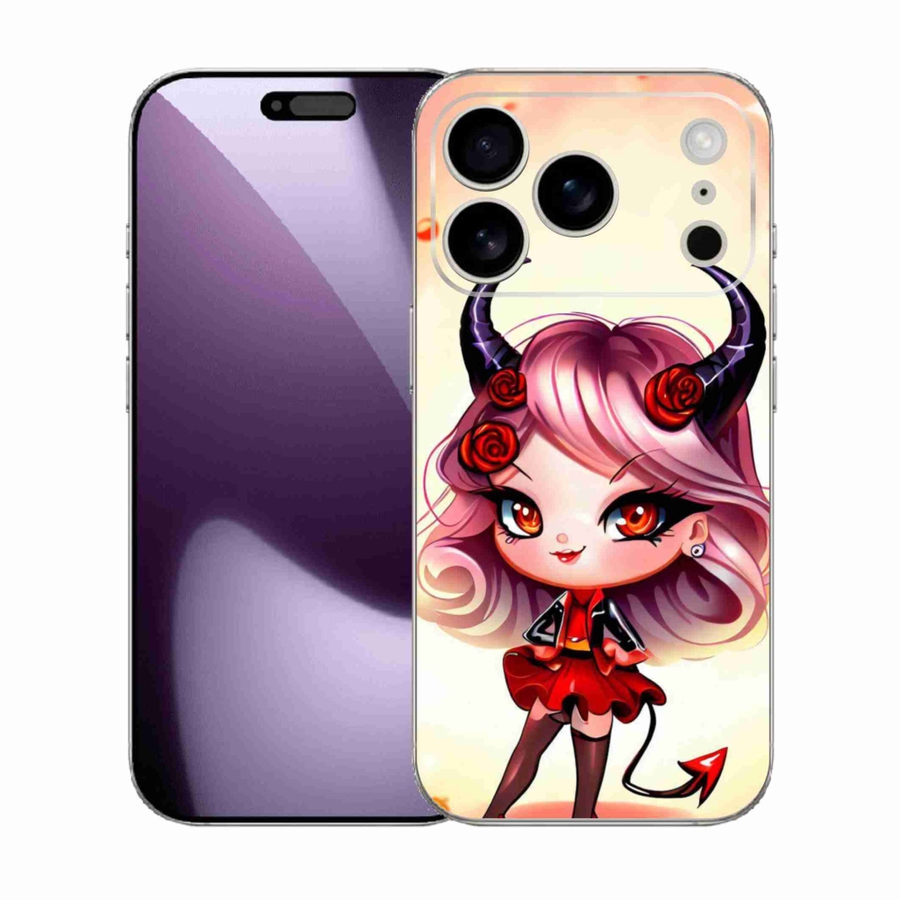 Gelový kryt mmCase na iPhone 17 Pro - kreslená čertice