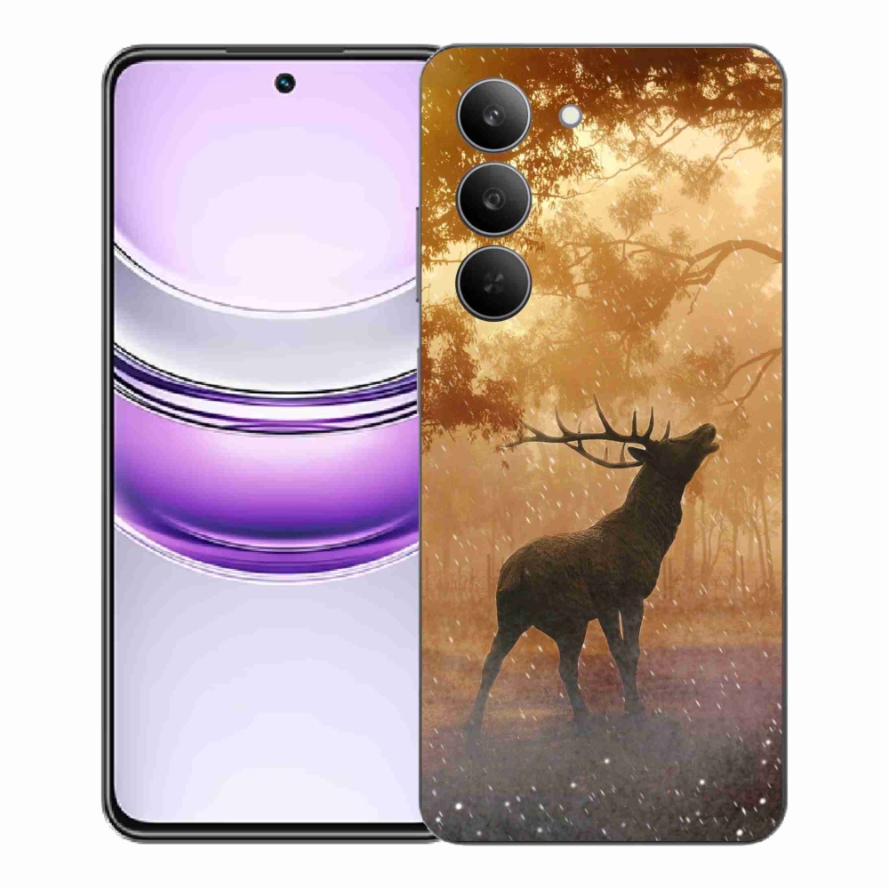 Gelový kryt mmCase na Realme 14x 5G - jelen v říji