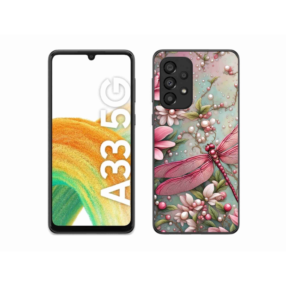 Gelový kryt mmCase na Samsung Galaxy A33 5G - vážka