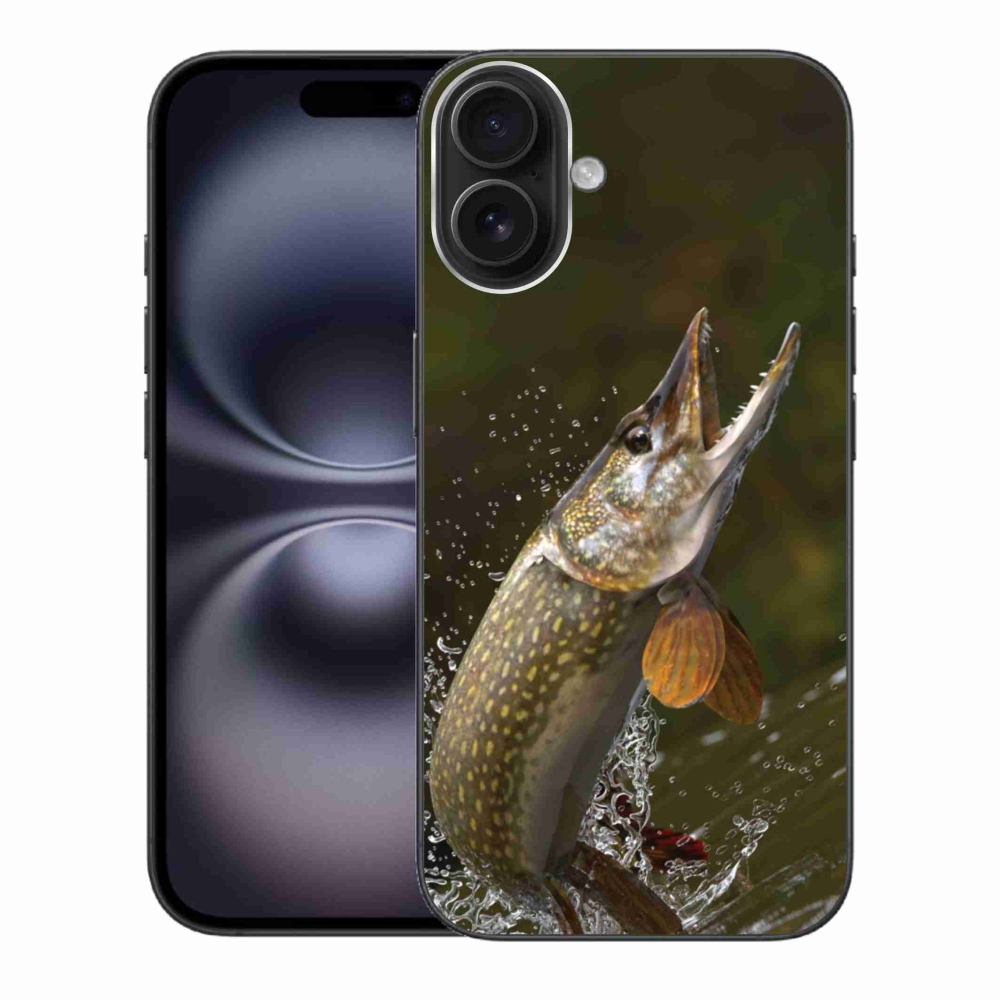 Gelový obal mmCase na iPhone 16 Plus - štika