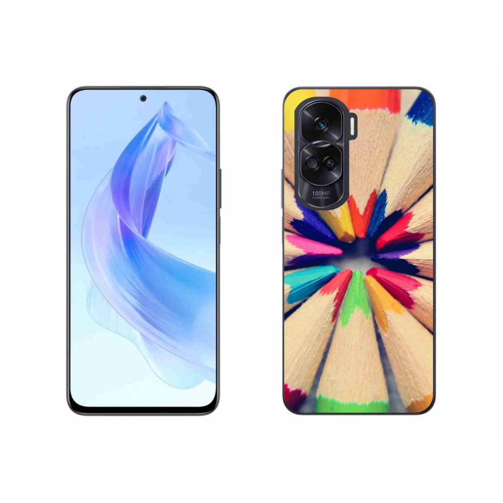 Gelový kryt mmCase na Honor 90 Lite - pastelky 