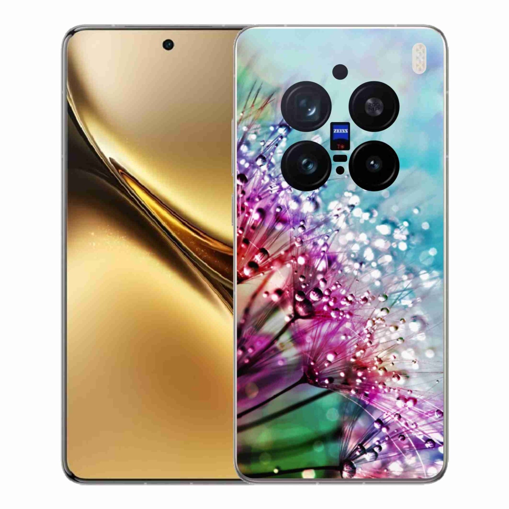 Gelový kryt mmCase na Vivo X200 Pro 5G - barevné květy