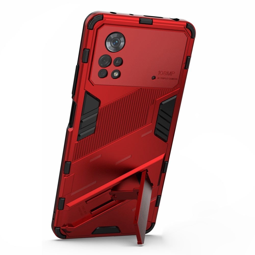 Armory odolný kryt na Xiaomi Poco X4 Pro 5G - červený