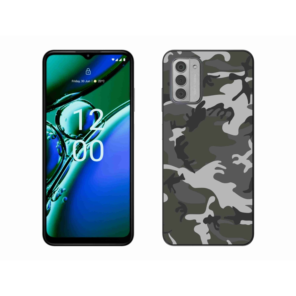 Gelový kryt mmCase na Nokia G42 - maskáčový vzor