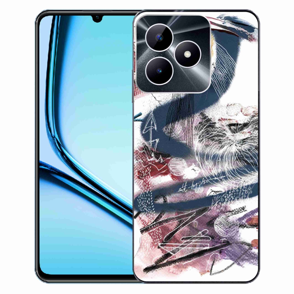Gelový kryt mmCase na Realme Note 50 - abstraktní motiv 28