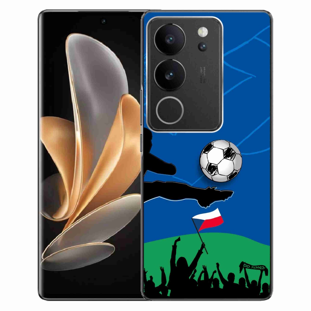 Gelový kryt mmCase na Vivo V29 5G - fanoušci fotbalu