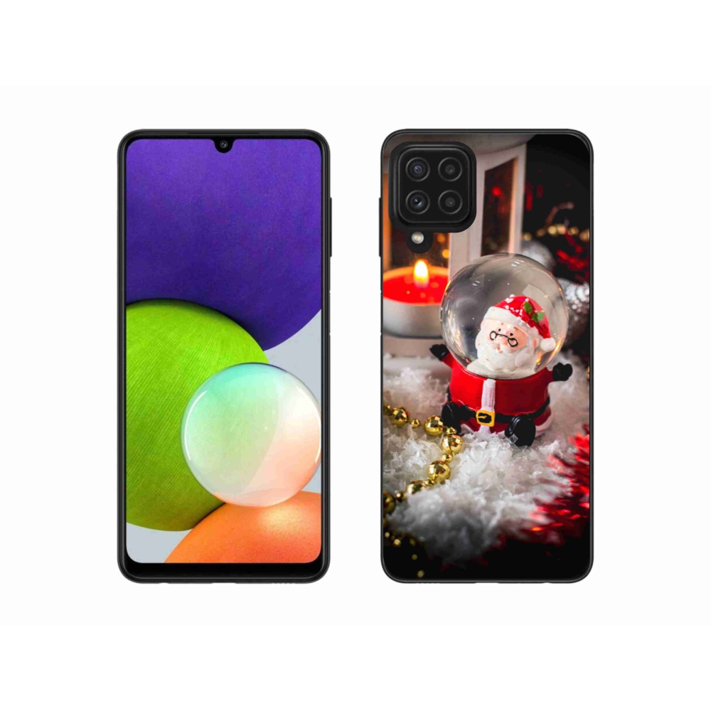 Gelový kryt mmCase na Samsung Galaxy A22 4G - Santa Claus 1