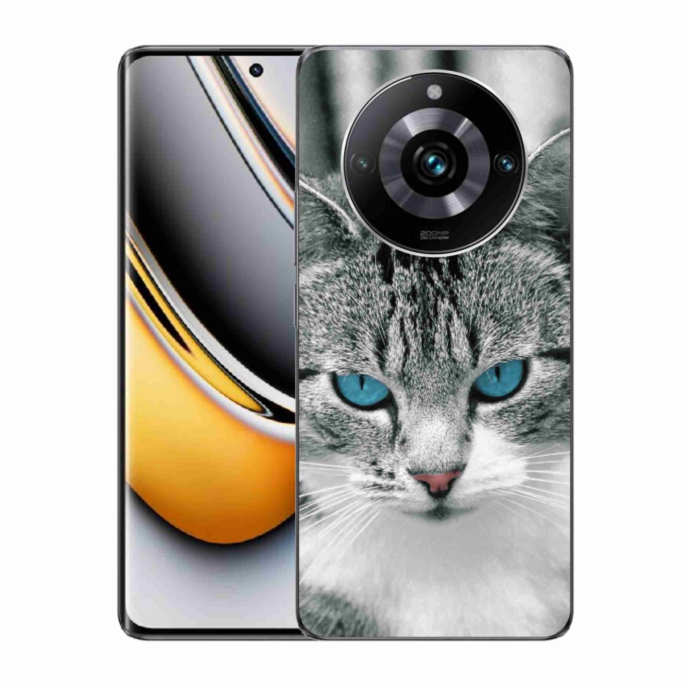 Gelový kryt mmCase na Realme 11 Pro/11 Pro+ - kočičí pohled 1