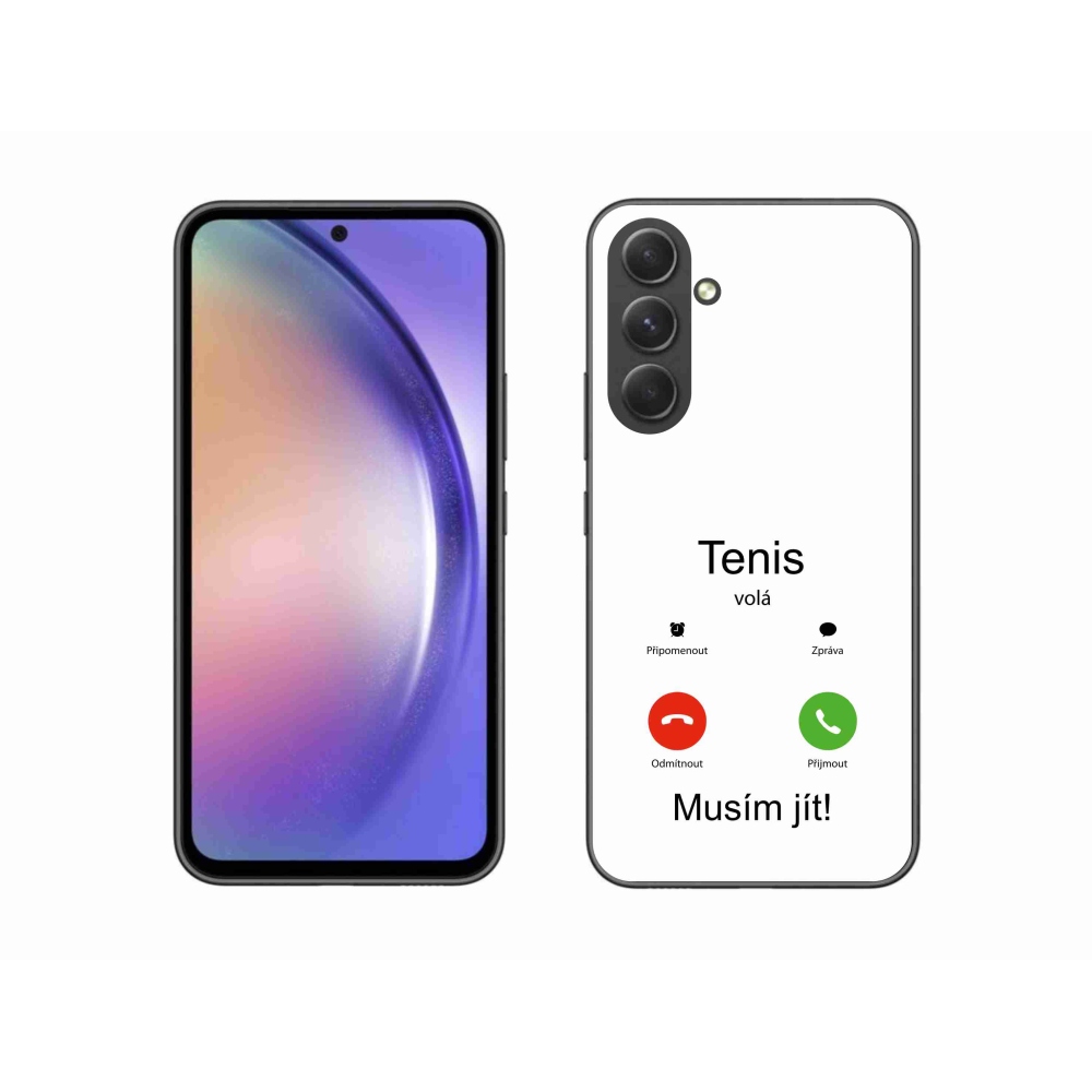 Gelový kryt mmCase na Samsung Galaxy A54 5G - tenis volá bílé pozadí
