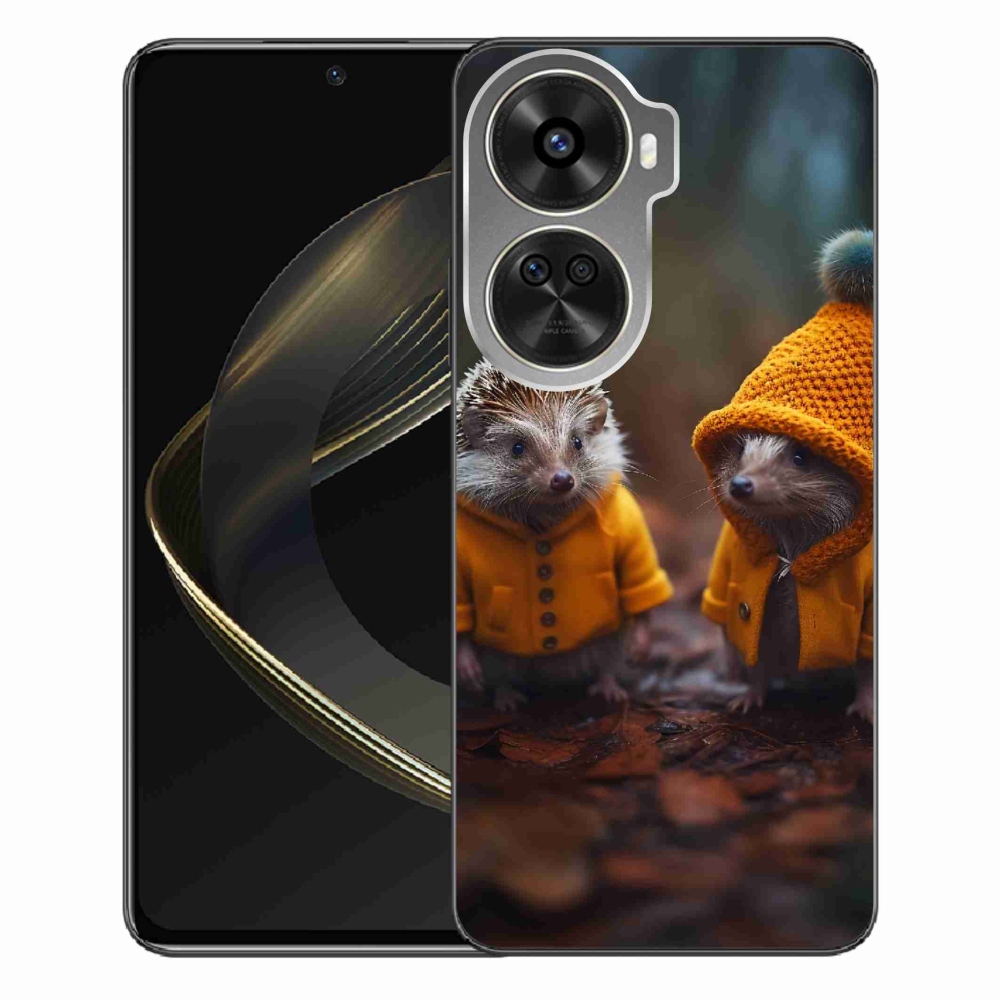 Gelový kryt mmCase na Huawei Nova 12 SE - ježci