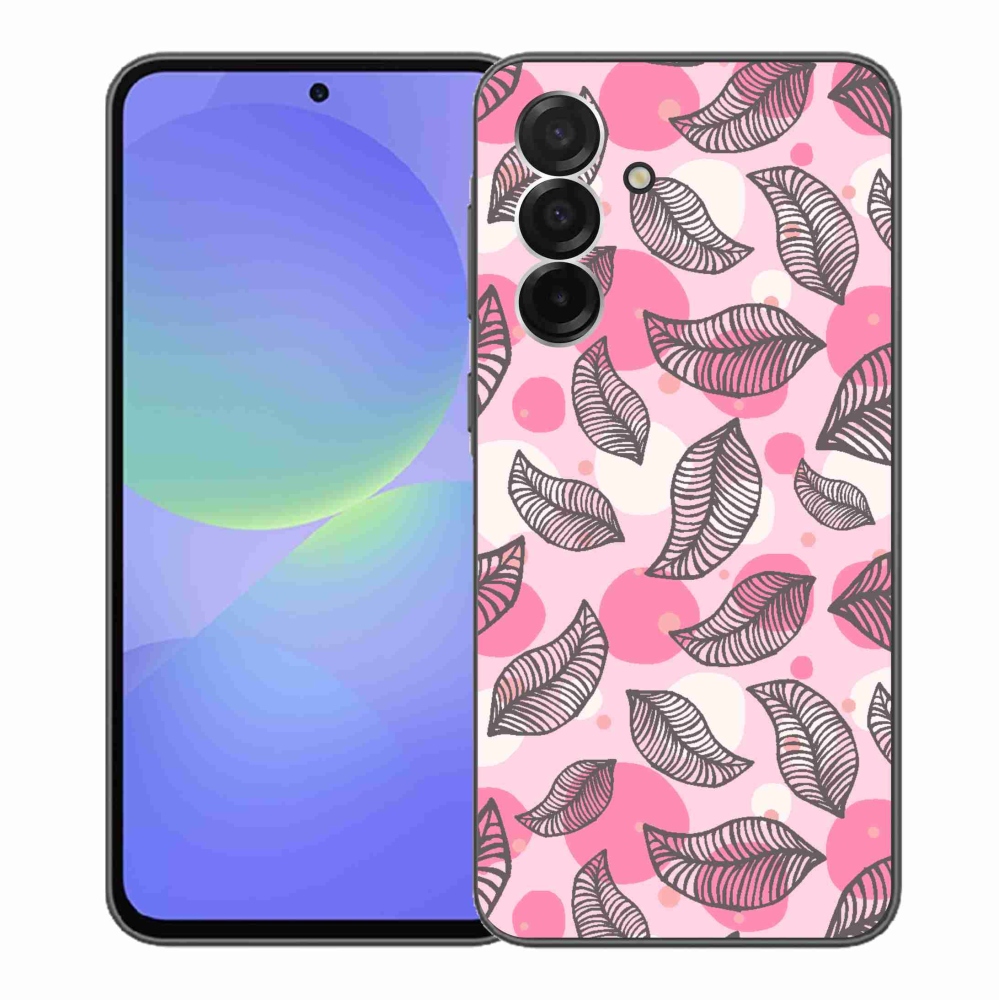 Gelový kryt mmCase na Samsung Galaxy A36 5G - kreslené padající listy