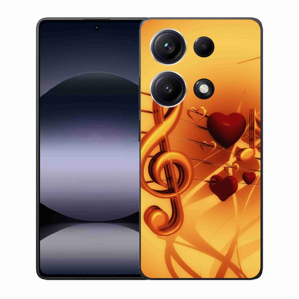 Gelový kryt mmCase na Xiaomi Redmi Note 14S - noty