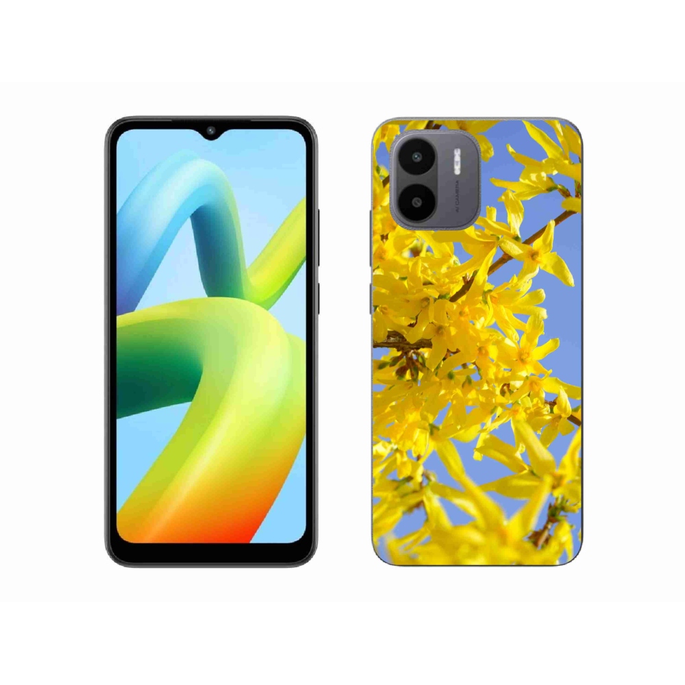 Gelový kryt mmCase na Xiaomi Redmi A1/Redmi A2 - žluté květy
