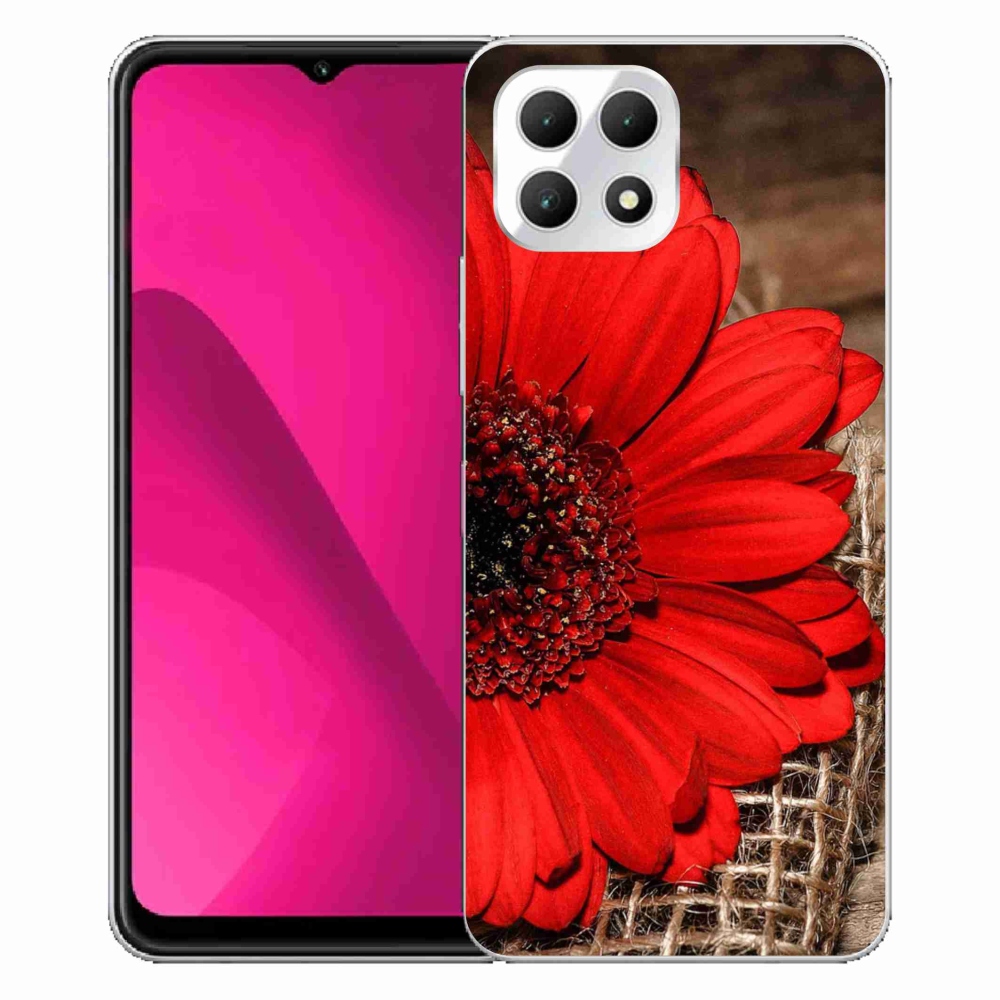 Gelový kryt mmCase na T-Mobile T Phone 2 - gerbera