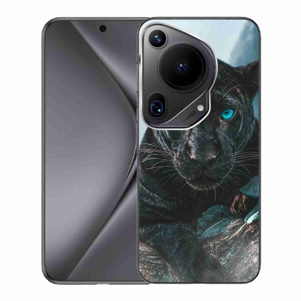 Gelový kryt mmCase na Huawei Pura 70 Ultra - černý panter