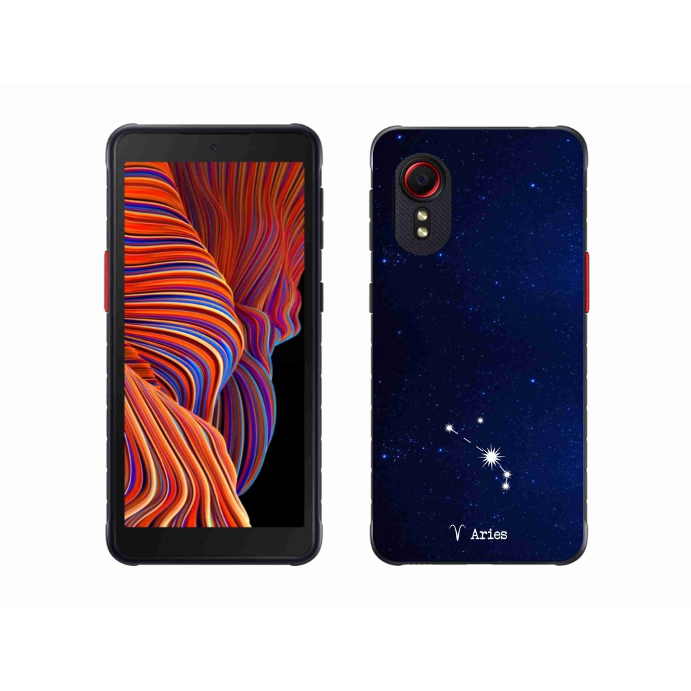 Gelový kryt mmCase na Samsung Galaxy Xcover 5 - souhvězdí Berana