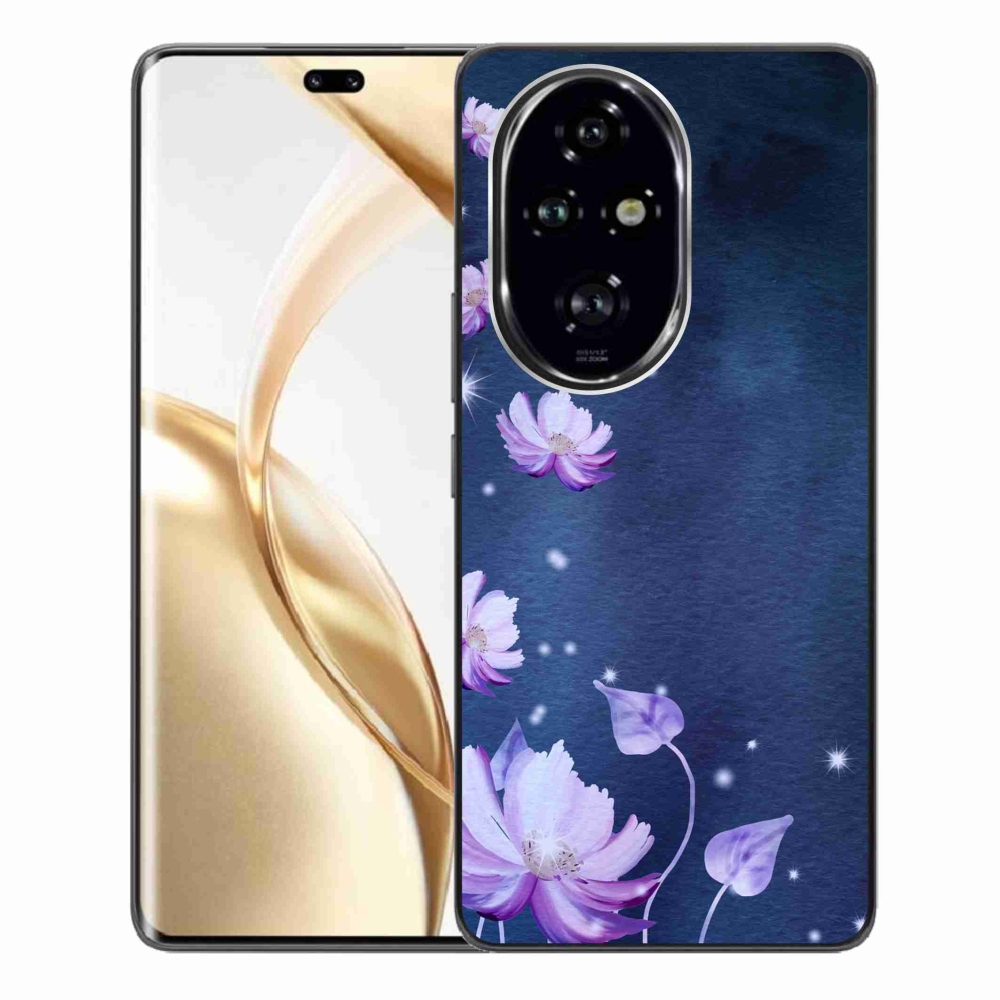 Gelový obal mmCase na Honor 200 Pro 5G - padající květy