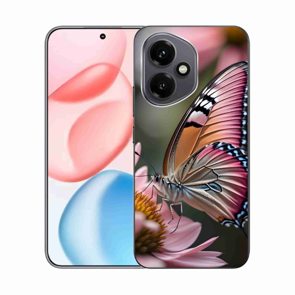 Gelový kryt mmCase na Honor 400 - barevný motýl