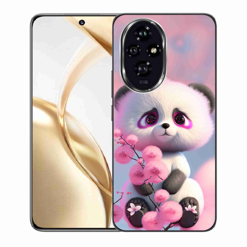 Gelový kryt mmCase na Honor 200 5G - roztomilá panda 1