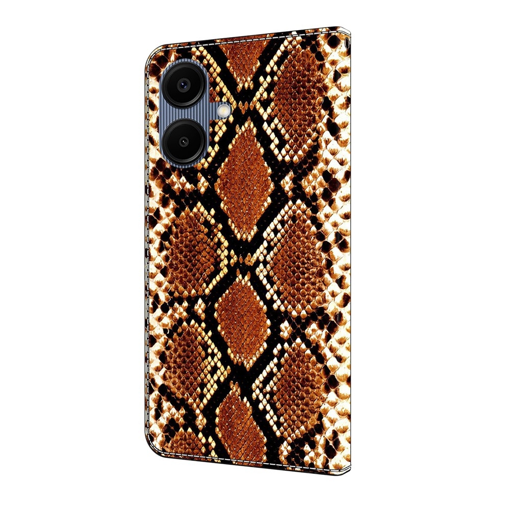 Smooth knížkové pouzdro na Samsung Galaxy A07 4G - hadí vzor
