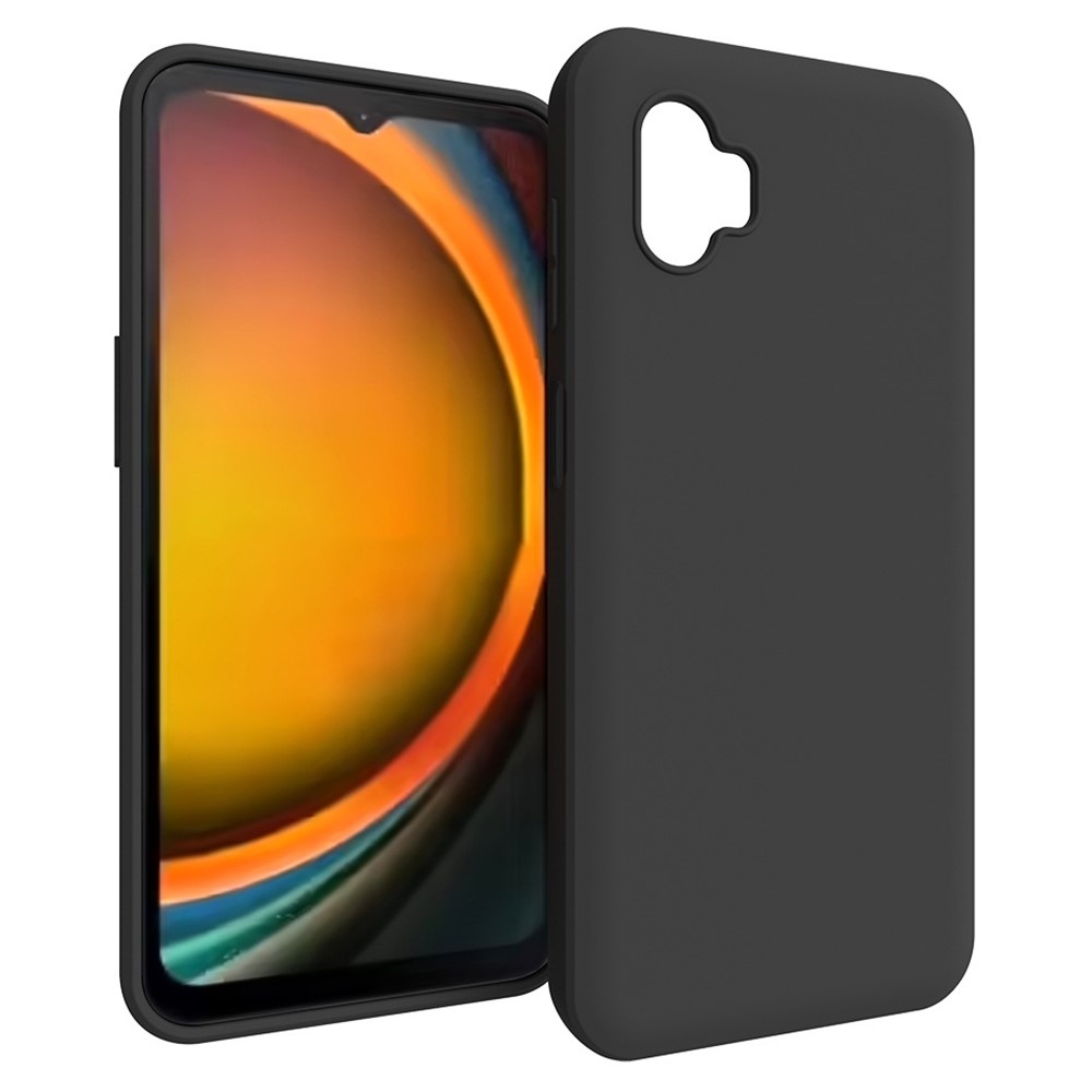 Matný gelový obal na Samsung Galaxy Xcover 7 Pro - černý