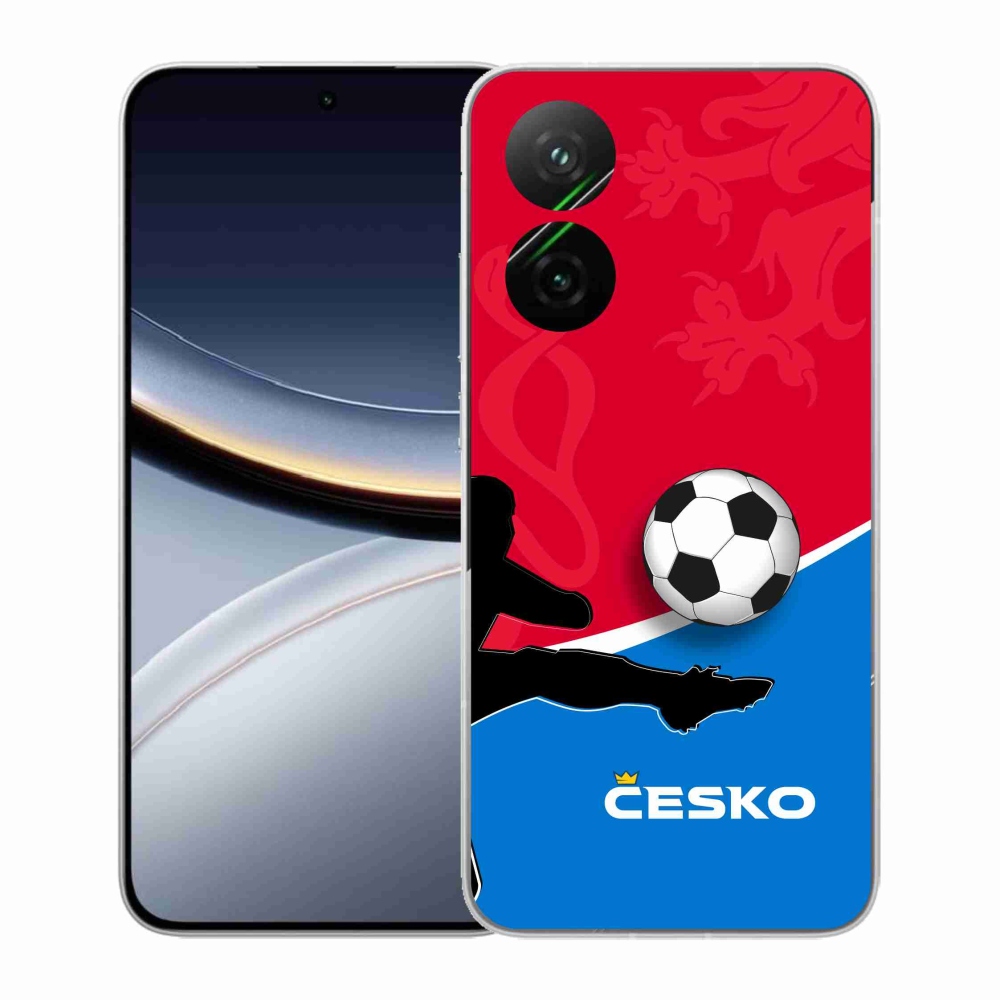 Gelový kryt mmCase na Xiaomi Poco F7 5G - fotbal Česko 2