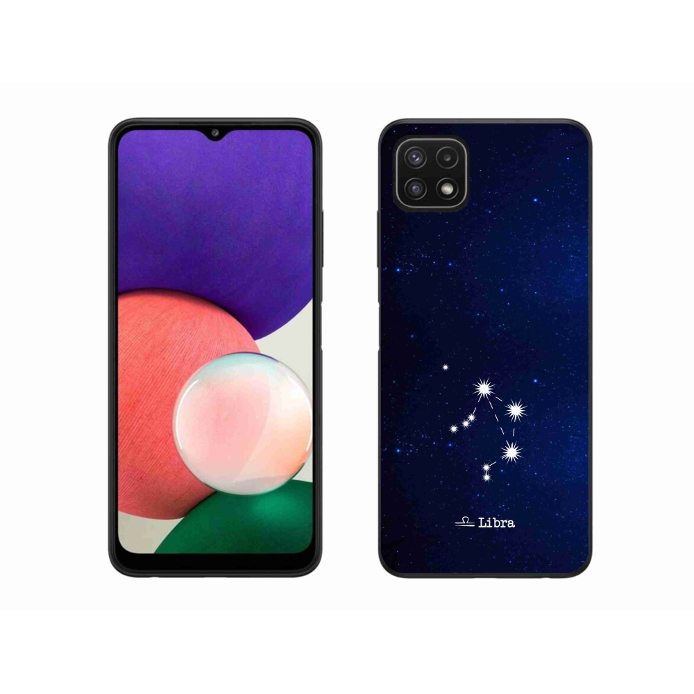 Gelový kryt mmCase na Samsung Galaxy A22 5G - souhvězdí Váhy