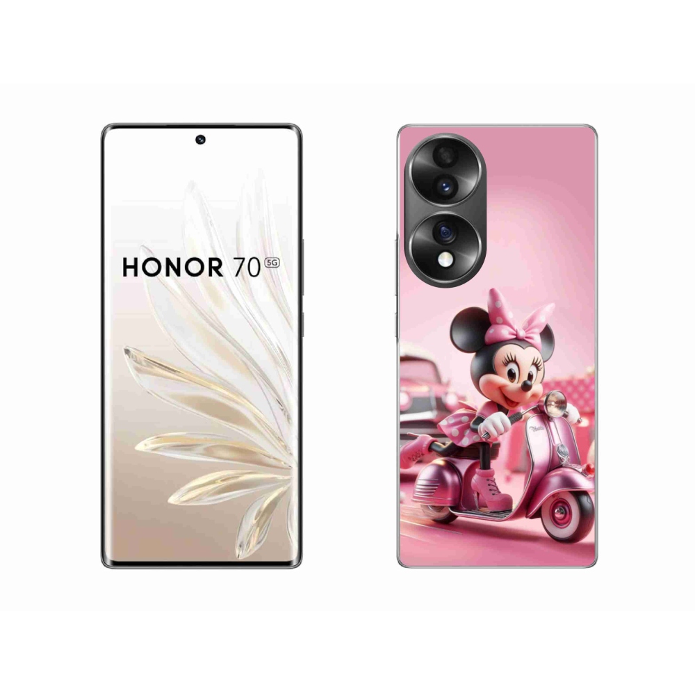 Gelový kryt mmCase na Honor 70 - minnie 1