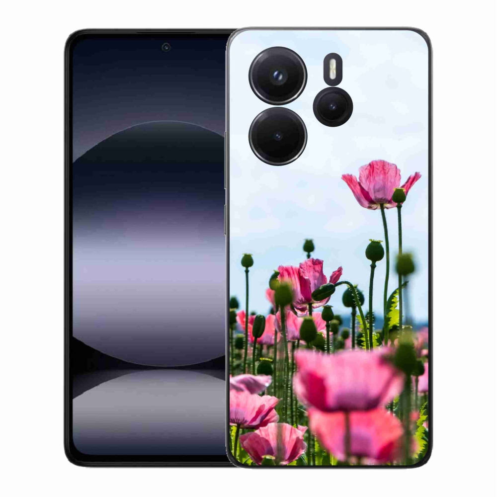 Gelový kryt mmCase na Xiaomi Redmi Note 14 - vlčí mák