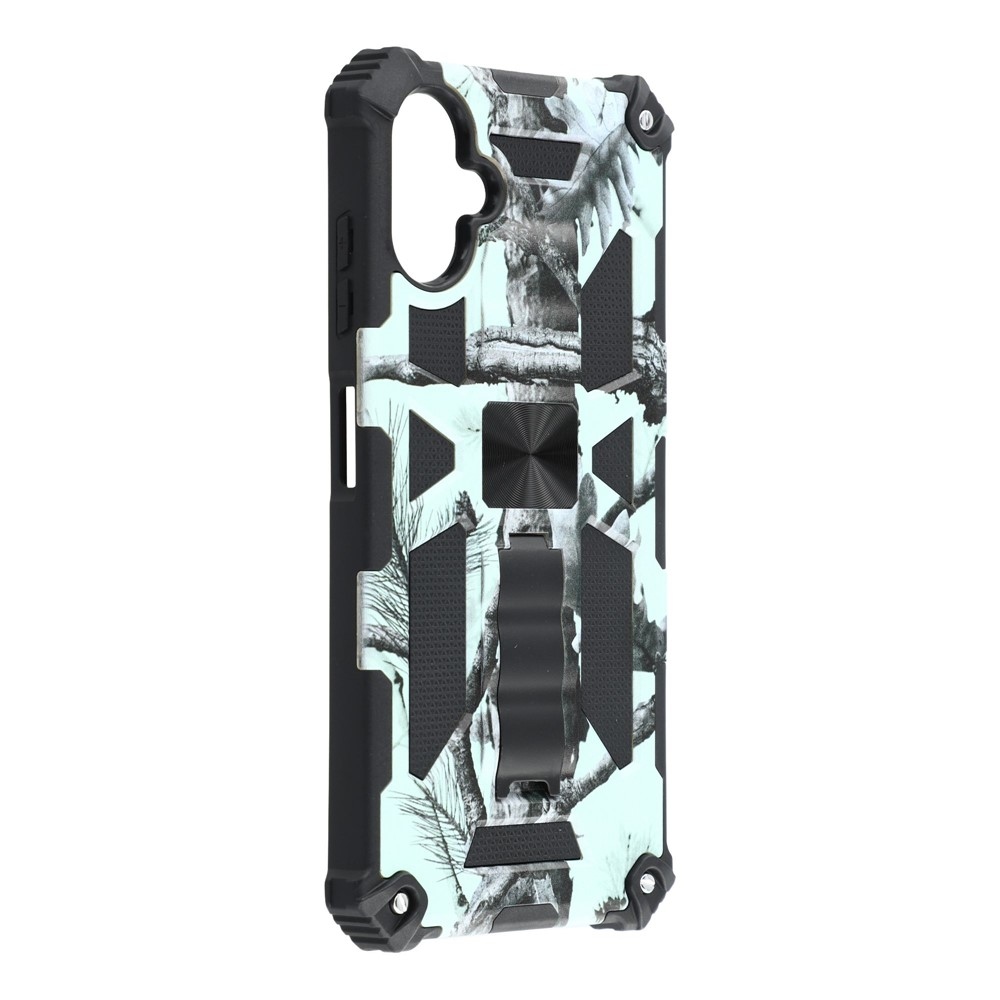 Camouflage odolný kryt na Samsung Galaxy A07 4G - světlezelený