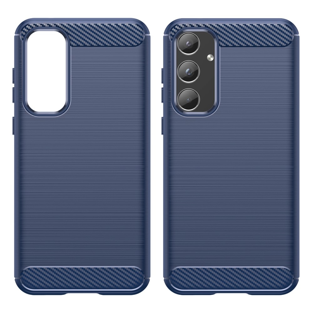 Carbon odolný gelový obal Samsung Galaxy A55 5G - modrý