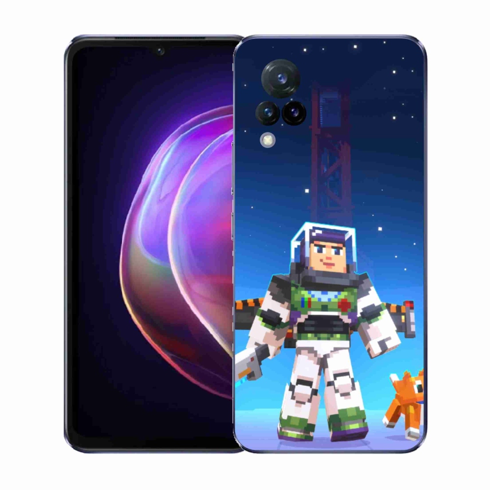 Gelový kryt mmCase na Vivo V21 4G/5G - minecraft 2