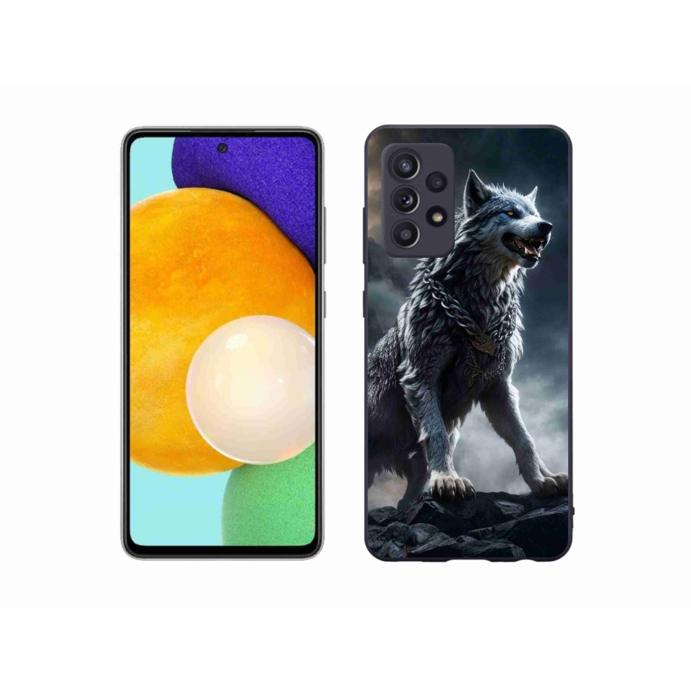 Gelový kryt mmCase na Samsung Galaxy A52/A52 5G - vlk 1