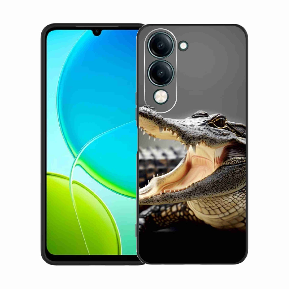 Gelový kryt mmCase na Vivo Y29s 5G - krokodýl