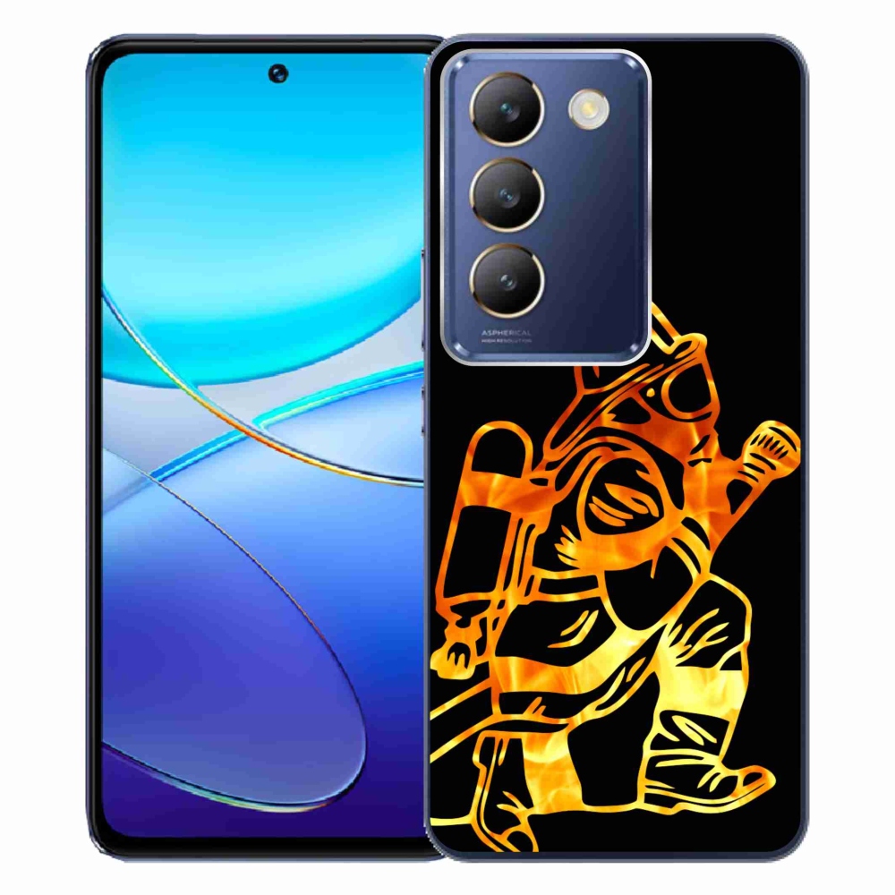 Gelový kryt mmCase na Vivo V40 SE 4G/5G - hasič 1