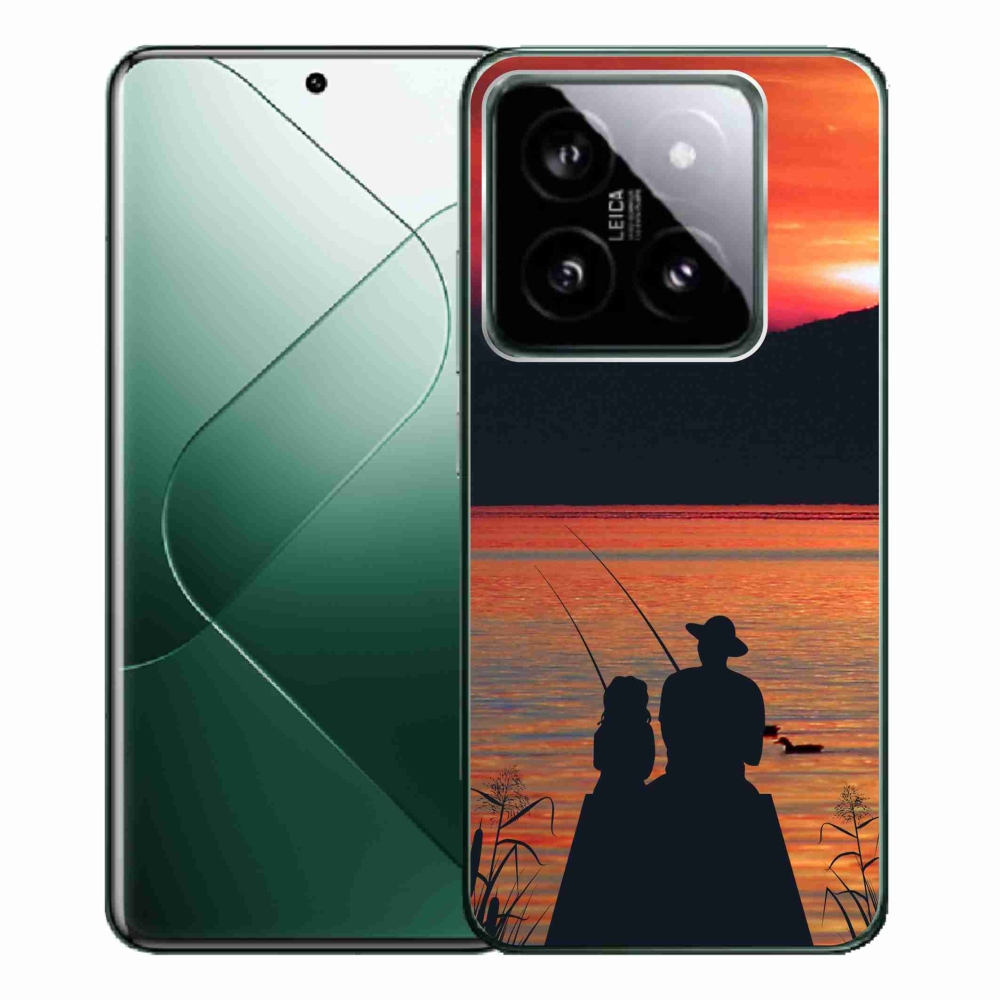 Gelový kryt mmCase na Xiaomi 14 Pro - rybaření 3