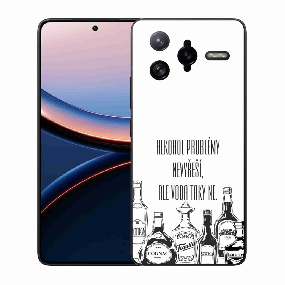 Gelový kryt mmCase na Xiaomi Poco F7 Ultra - vtipný text bílé pozadí