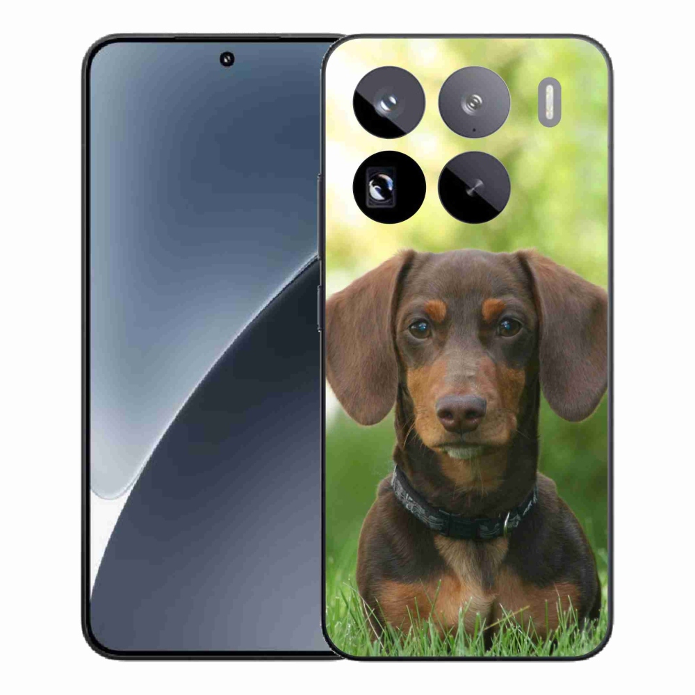 Gelový kryt mmCase na Xiaomi 15 Pro - hnědý jezevčík