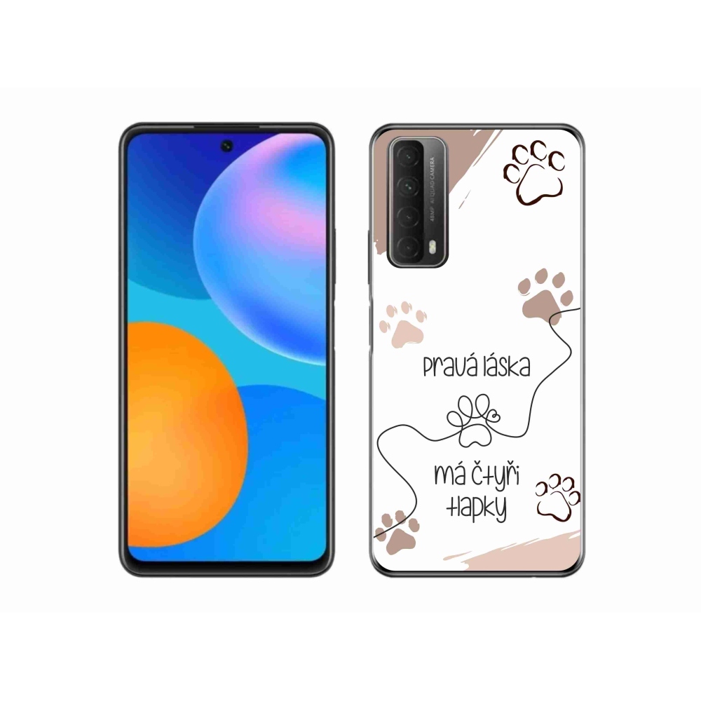Gelový kryt mmCase na Huawei P Smart (2021) - psí motiv 1 bílé pozadí