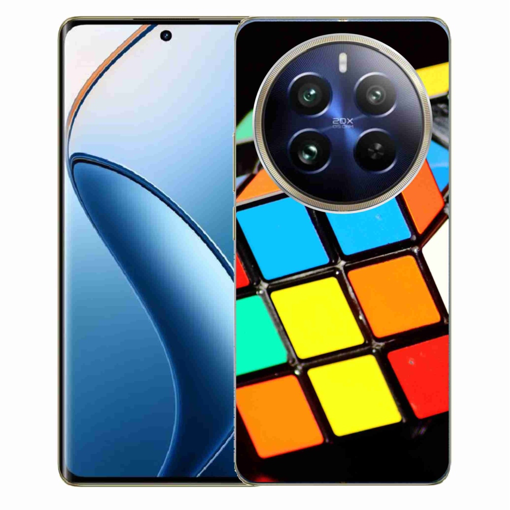 Gelový obal mmCase na Realme 12 Pro 5G/12 Pro+ 5G - rubikova kostka